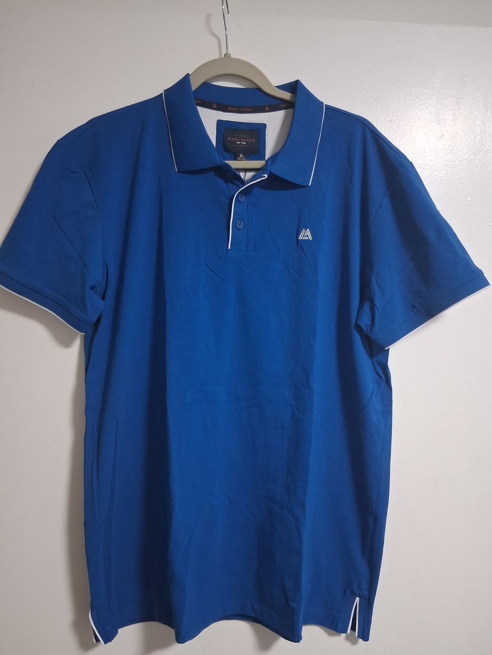 Men's Royal Blue Polo with Subtle Contrast Trim
